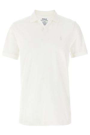 Polo in cotone piqué bianco RALPH LAUREN | 710968951002WHITE